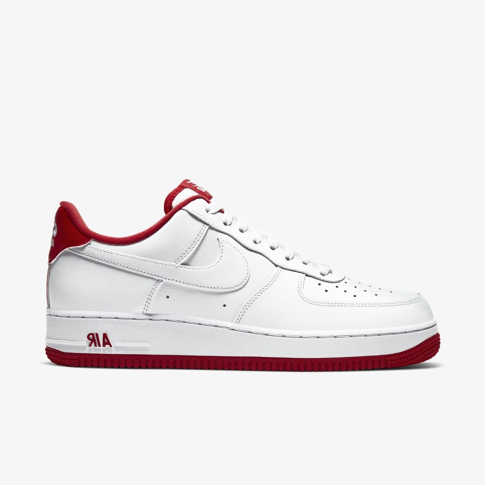 Nike air force store one rot weiß